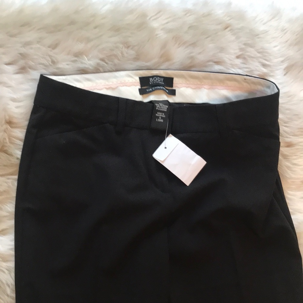 Body by Victoria Christie Fit Black Dress Pant